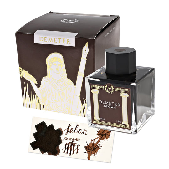 Laban Greek Mythology Bottled Ink in Demeter Brown - 50ml