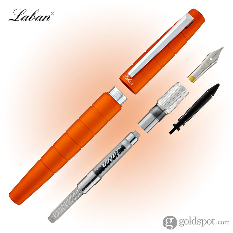 Laban Solar Fountain Pen in Orange Fountain Pen