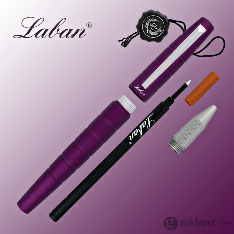 Laban Solar Rollerball Pen in Purple Rollerball Pen
