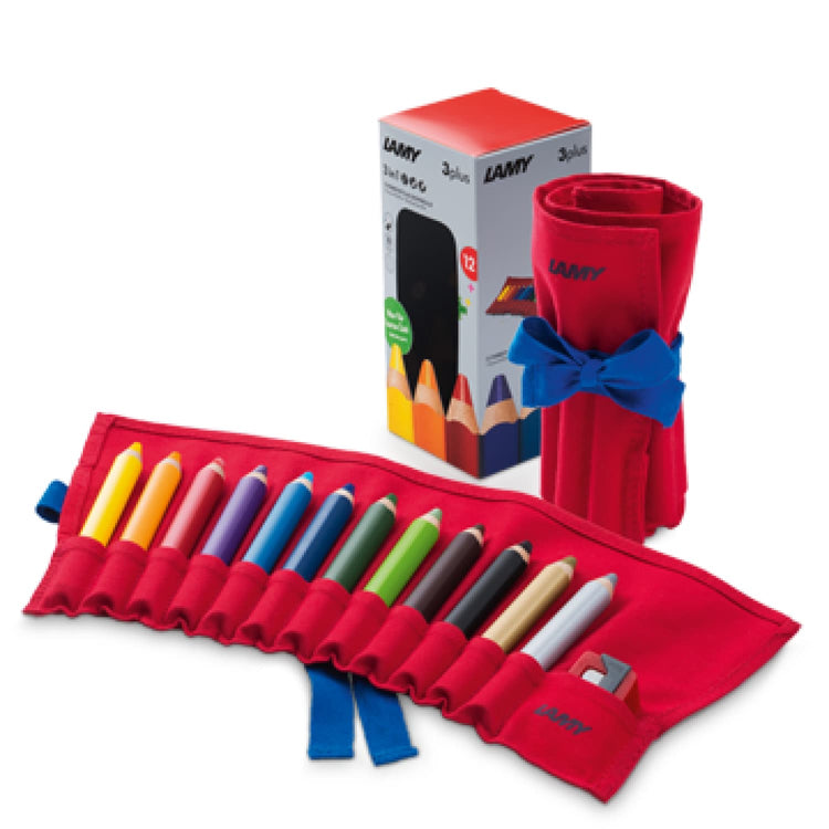 Lamy 3Plus Colored Pencils Cloth Roll - Pack of 12 Pencil