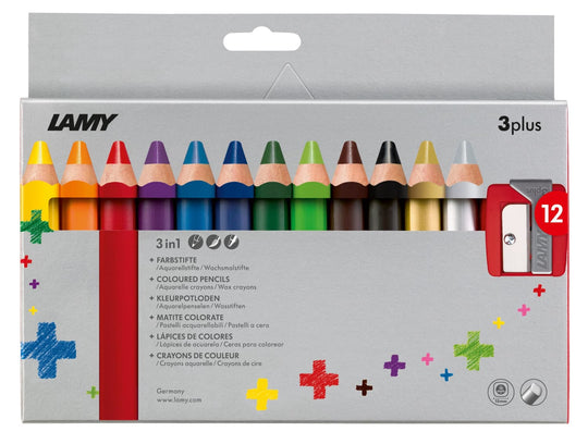 Lamy 3Plus Colored Pencils - Pack of 12