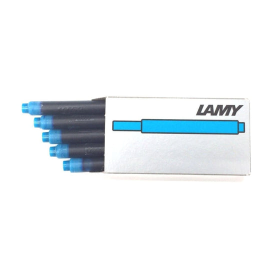 Lamy Fountain Ink Cartridges in Turquoise - Pack of 5