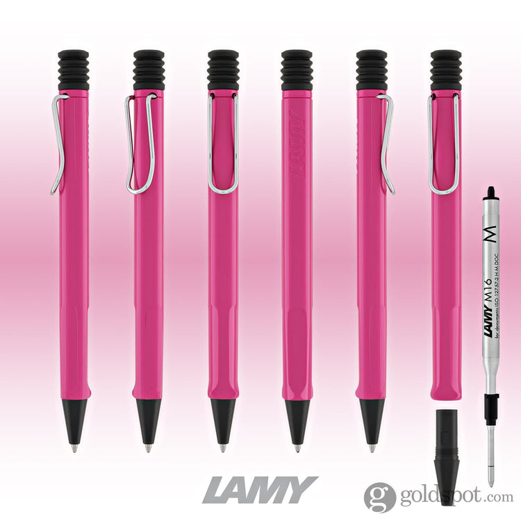 Lamy Safari Ballpoint Pen in Pink - Limited Edition Ballpoint Pens