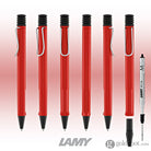 Lamy Safari Ballpoint Pen in Red Ballpoint Pens