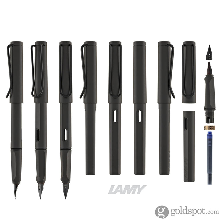 Lamy Safari Fountain Pen in Charcoal Black Fountain Pen