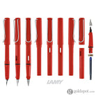 Lamy Safari Fountain Pen in Red Fountain Pen