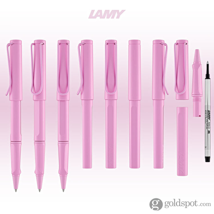 Lamy Safari Rollerball Pen in Light Rose 2023 Special Edition Rollerball Pen
