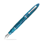 Leonardo Furore Fountain Pen in Emerald Blue with Rhodium Trim Fountain Pen