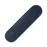 Leonardo Leather Single Pen Sleeve - Blue
