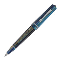 Leonardo Momento Zero Ballpoint Pen in Blue Hawaii Silver Trim