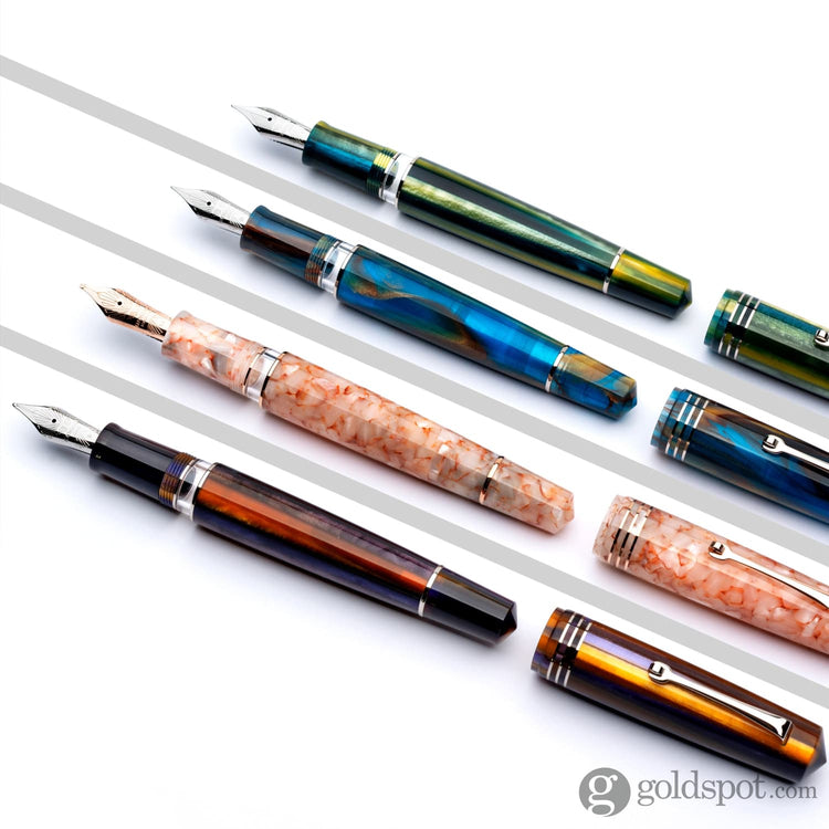 Leonardo Momento Zero Grande 2.0 Fountain Pen in Angel Skin - 14kt Gold Nib Fountain Pen