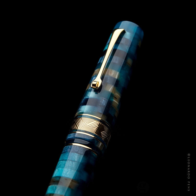 Leonardo Mosaico Fountain Pen in Hawaii 14kt Gold Nib Fountain Pen