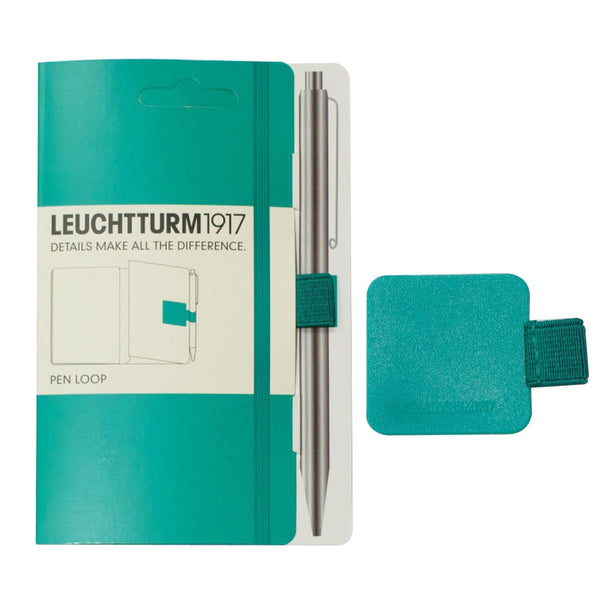 Leuchtturm 1917 Pen Loop in Emerald Green Accessory