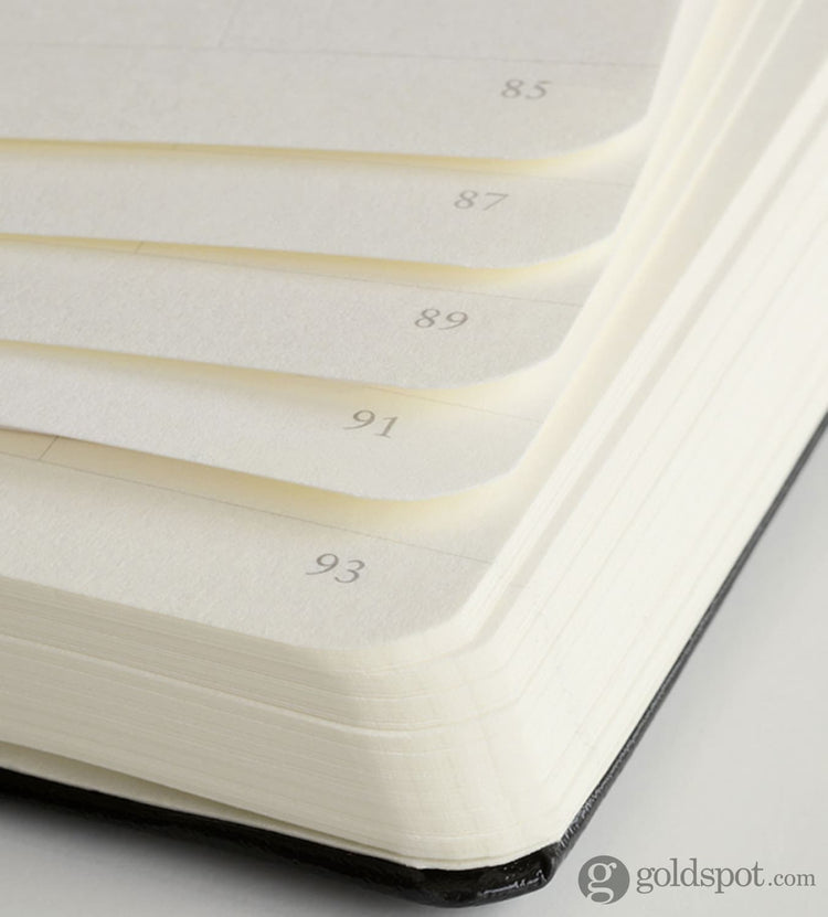 Leuchtturm 1917 Ruled Hardcover Lined Notebook in Black - A5 Notebook