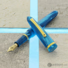 Montegrappa Venetia Fountain Pen in Turquoise Celluloid with 18kt gold nib - Limited Edition Fountain Pen