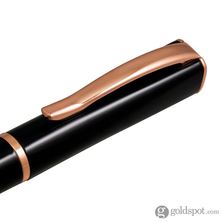 Monteverde Impressa Fountain Pen in Black with Rose Gold Trim Fountain Pen