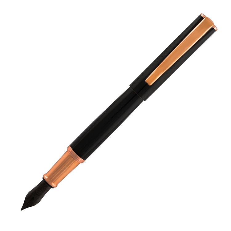 Monteverde Impressa Fountain Pen in Black with Rose Gold Trim Fountain Pen