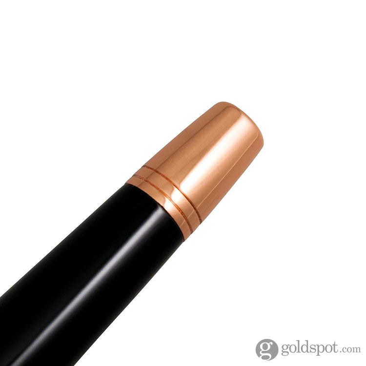 Monteverde Impressa Rollerball Pen in Black with Rose Gold Trim Rollerball Pen