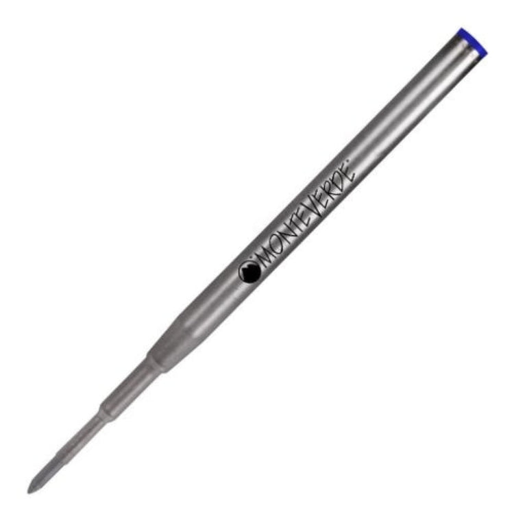 Monteverde Metal Tube Rollerball Refill in Blue Rollerball Refill