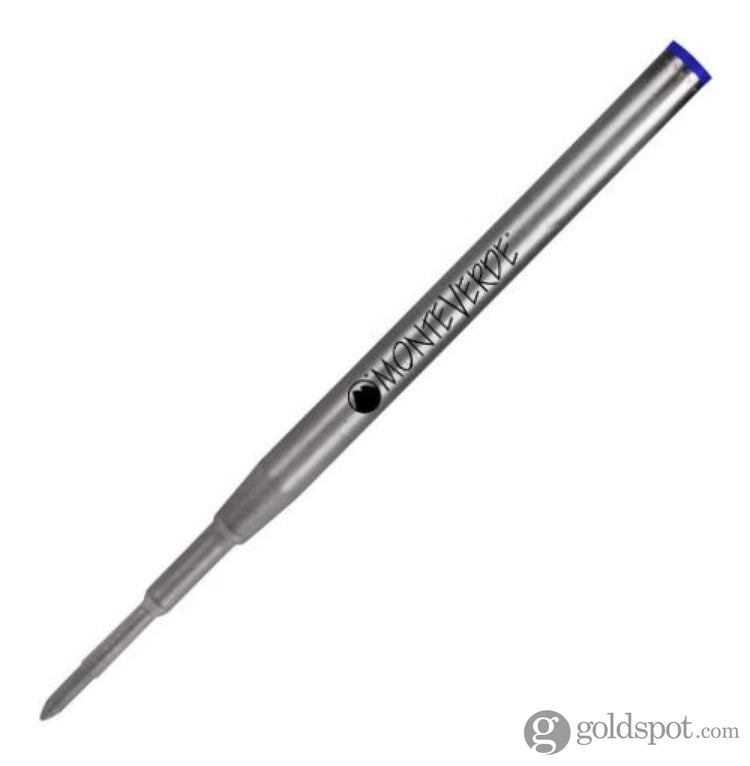 Monteverde Metal Tube Rollerball Refill in Blue Medium Rollerball Refill