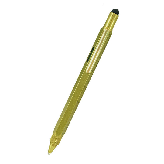 Monteverde One Touch Stylus Tool Ballpoint Pen in Brass