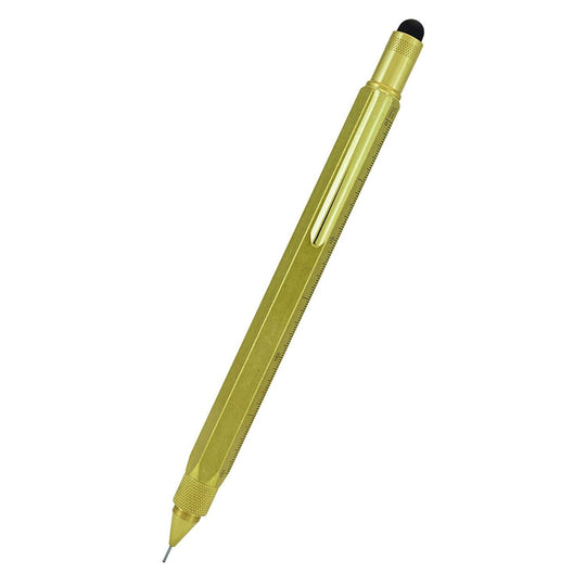 Monteverde One Touch Stylus Tool Mechanical Pencil in Brass - 0.9mm