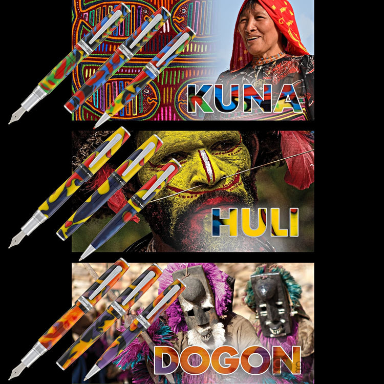 Monteverde People of the World Fountain Pen in Huli Fountain Pen