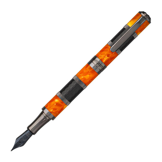 Monteverde Regatta Sport Fountain Pen in Orange/Carbon Fiber