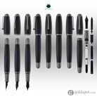 Monteverde Super Mega Fountain Pen in Carbon Fiber with Gunmetal Trim Fountain Pen