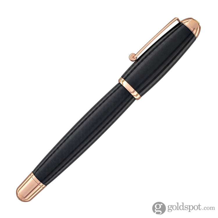 Monteverde Super Mega Fountain Pen in Carbon Fiber with Rosegold Trim Fountain Pen