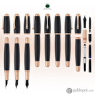 Monteverde Super Mega Fountain Pen in Carbon Fiber with Rosegold Trim Fountain Pen