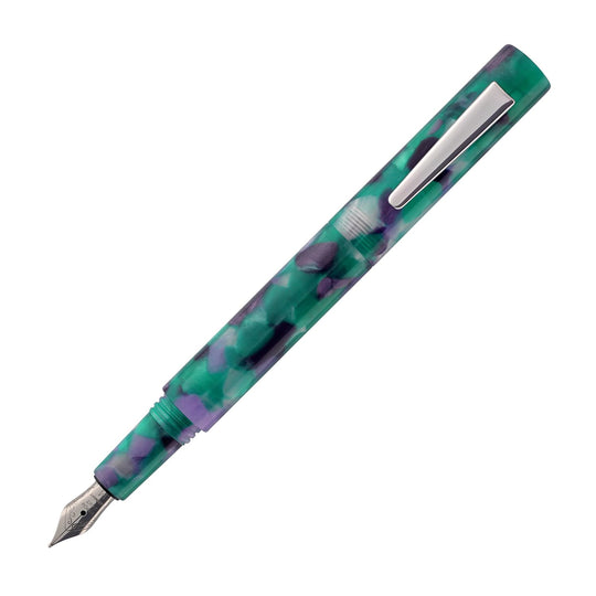Monteverde USA MVP Fountain Pen in Green Abstracts