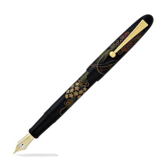 Namiki Yukari Fountain Pen in Herb Decoration - 18K Gold