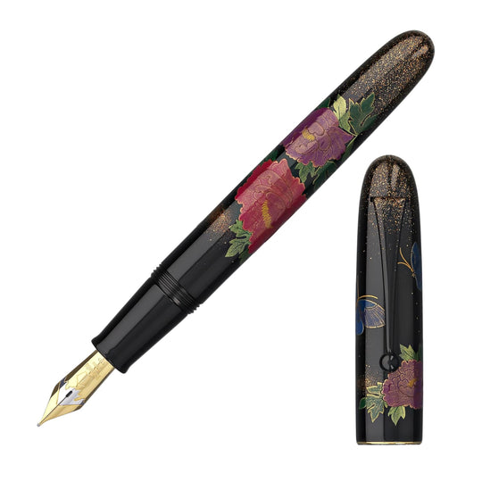 Namiki Yukari Royale Fountain Pen in Peony - 18K Gold