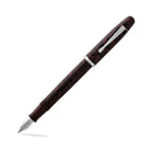 Noodlers Neponset Fountain Pen in Rebellion Red - Music Nib Fountain Pen