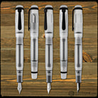 Opus 88 OMAR Fountain Pen in Clear Demonstrator Fountain Pen