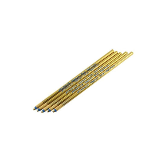 Parker D-1 Mini Ballpoint Pen Refill in Blue - Medium Point - Pack of 5