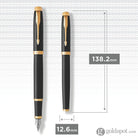 Parker IM Fountain Pen in Black with Gold Trim Fountain Pen