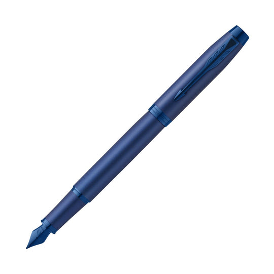 Parker IM Monochrome Fountain Pen in Blue - Fine Point