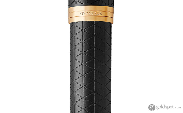 Parker IM Premium Rollerball Pen in Black with Gold Trim Rollerball Pen