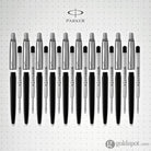 Parker Jotter Ballpoint Pen in Black Barrel - Pack of 10 Ballpoint Pen