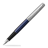 Parker Jotter Fountain Pen in Royal Blue with Chrome Trim - Medium Point
