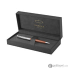Parker Sonnet Ballpoint Pen in Metal and Orange Lacquer with Palladium Trim Ballpoint Pen