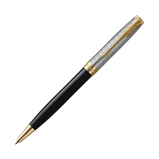 Parker Sonnet Premium Ballpoint Pen in Metal & Black