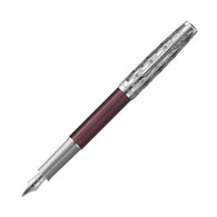 Parker Sonnet Premium Fountain Pen in Metal & Red 18K Gold