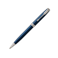 Parker Sonnet Retractable Ballpoint Pen in Lacquered Blue with Chrome Trim