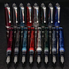 Pilot Custom 74 Fountain Pen in Blue with Silver Trim - 14K Gold Fountain Pen
