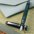 Pilot Custom 74 Fountain Pen in Forest Green with Silver Trim - 14kt Gold Nib Fountain Pen