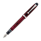 Pilot Custom 74 Fountain Pen in Merlot with Silver Trim - 14K Gold Fountain Pen