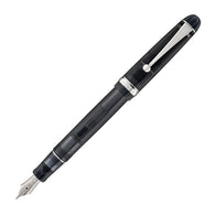 Pilot Custom 74 Fountain Pen in Smokey Black with Silver Trim - 14K Gold